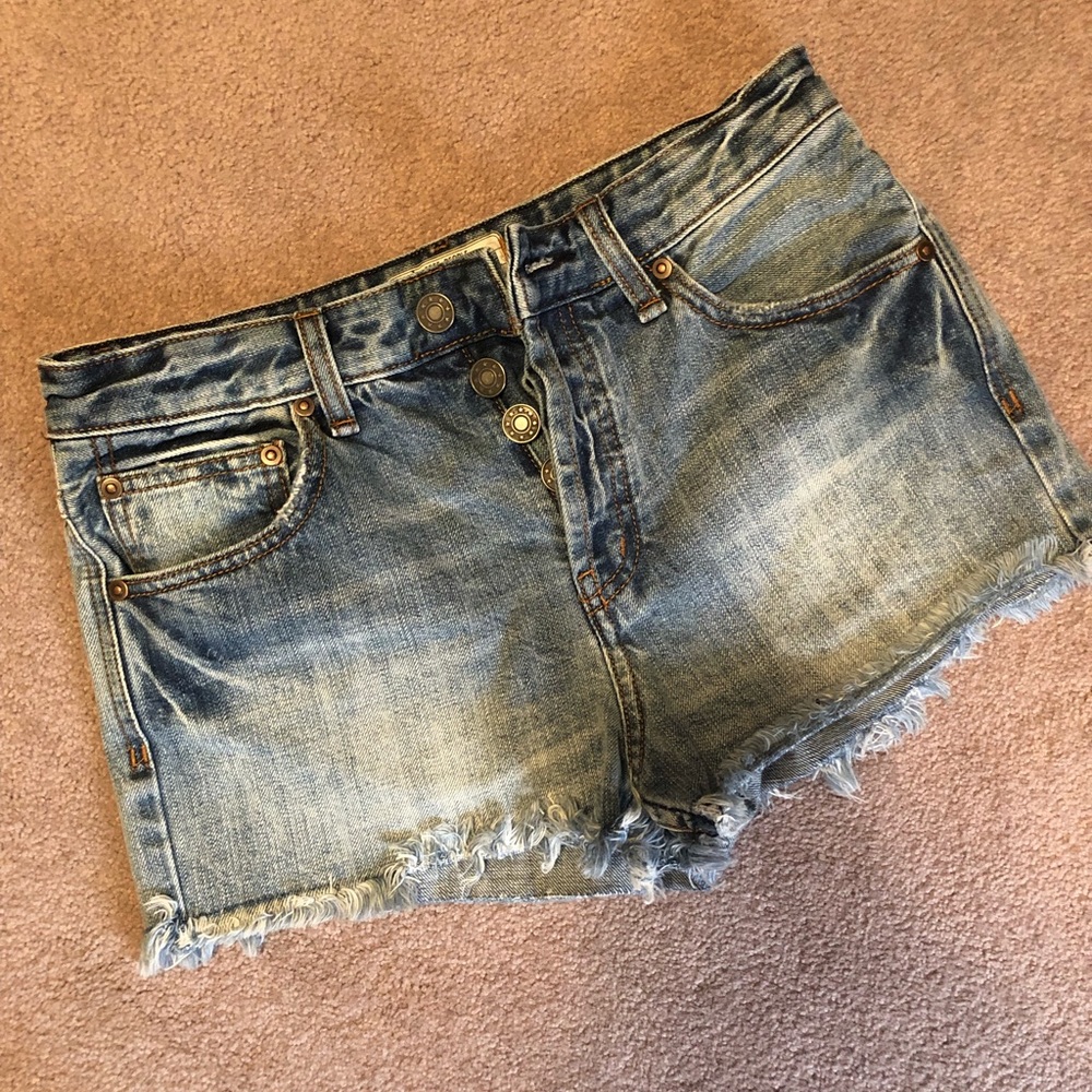 Denim shorts